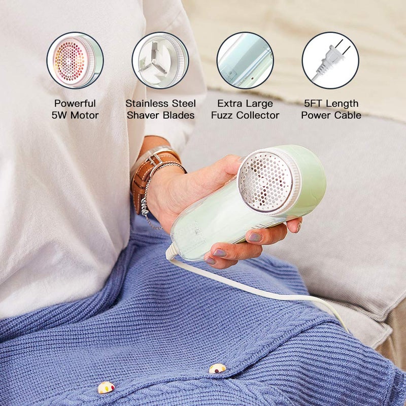 Allisable Fabric Shaver, Fuzz Balls Pills Lint Remover, AC120V Plug and Play - Image 4